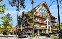 Poľské Tatry: Zakopané v 5* Hoteli Rysy s raňajkami/polpenziou + privátny vstup do wellness (vírivka, sauna)