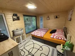 Interiér, Glamping U žabky, Prostějov