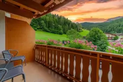 Pohľad na izbu, Almhotel Bergerhof, Sarntal, Taliansko