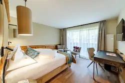 Moderná hotelová izba, Wellness & Vital-Hotel Erica ****, Deutschnofen, Taliansko