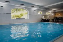 Vnútorný bazén, Hotel Lärchenhof ****, Katschberghöhe, Rakúsko