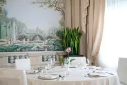 Reštaurácia s maľbou, Quisisana Hotel Terme & Beauty Farm ****, Abano Terme, Taliansko