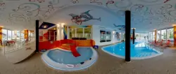 Vnútorný bazén, Hotel Gasthof Andreas ***, Obertilliach, Rakúsko