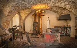 Historický interiér, Penzión Vildštejn, Skalná, Západné Čechy, Česko