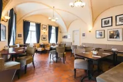 Raňajky, Hotel Latrán ****, Český Krumlov, Česko