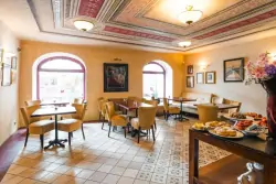 Raňajkový salónik, Hotel Krčínův Dům ****, Český Krumlov, Česko