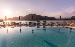 Bazén, Hotel Araba Fenice ****, Iseo, severné Taliansko