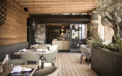 Reštaurácia s terasou, Presulis Hideaway Apartments & Restaurant, Völs am Schlern, Taliansko