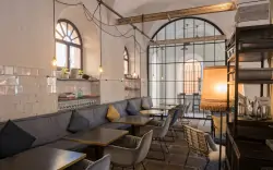 Reštaurácia, Hotel Alter Schlachthof, Brixen, Taliansko