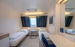 Izby, trajekt TT-Line, Travemünde, Nemecko