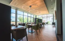 Reštaurácia s výhľadom, Hotel & Spa Gut Matheshof ****, Rieden, Nemecko