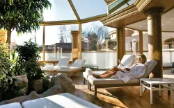 Wellness s ležadlami, Bayerischer Hof Rimbach ****, Rimbach, Nemecko