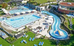 Vonkajšie bazény v Chiemgau Therme, Wander- & Landhotel Gabriele ***, Unterwössen, Nemecko