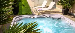 Vonkajšia vírivka, City Hotel Merano ****, Merano, Taliansko