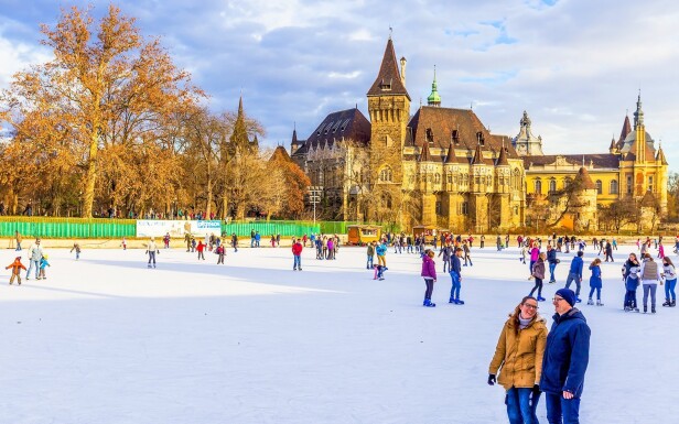 Oproti hotelu sa nachádza park so zámkom Vajdahunyad