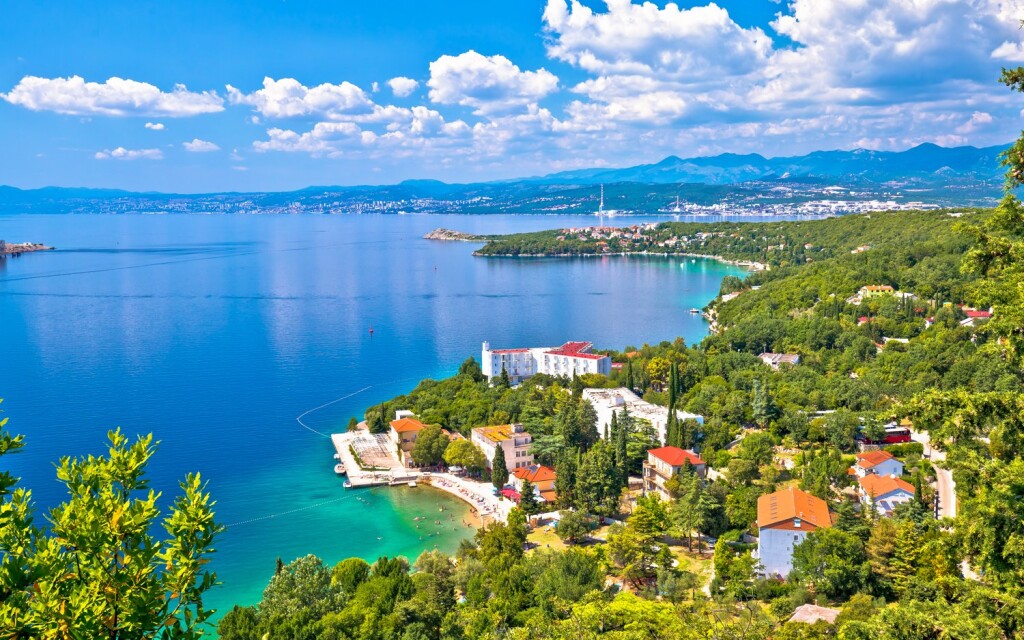 Omišalj, ostrov Krk, Chorvátsko
