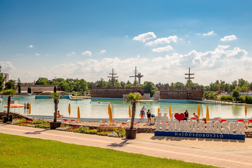 Vonkajší bazén, Hungarospa Thermal Hotel ***, Hajdúszoboszló, Maďarsko