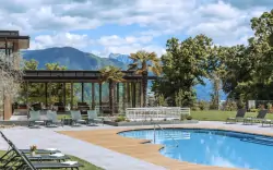 Vonkajší bazén, Hotel Ansitz Rungghof ****, Eppan an der Weinstraße, Taliansko