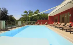 Vonkajší bazén, BIO Thermalhotel Falkenhof ****, Bad Füssing, Nemecko