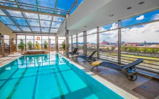 Bazén a vírivka, Hotel Qubus ****, Krakov, Poľsko