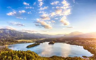 Jazero Wörthersee, Rakúske Alpy