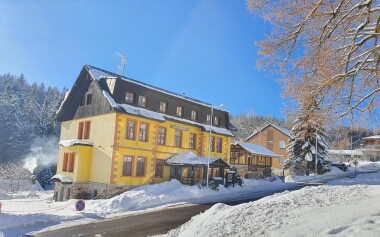 Budova, Penzión Adélka, Janské Lázně, Krkonoše