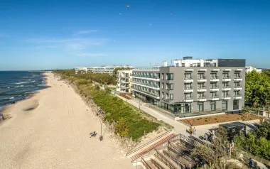 Baltské more priamo na pláži v Hoteli Baltivia Sea Resort **** s polpenziou, neobmedzeným bazénom a saunami