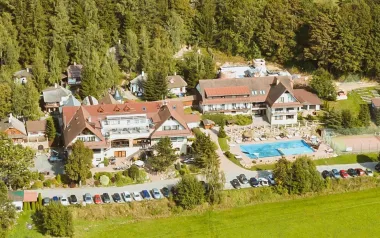 Vysočina: Pobyt v štýlovej chatke v Rozprávkovej dedinke s polpenziou, bazénom a wellness + 2 deti zadarmo