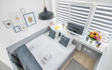 Parádne ubytovanie v apartmáne s kuchynkou v Corner Hoteli