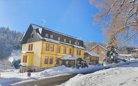 Budova, Penzión Adélka, Janské Lázně, Krkonoše