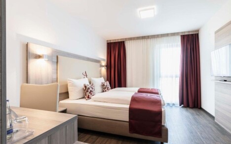 Izby, Abasto Hotel Feldmoching, Mníchov, Nemecko