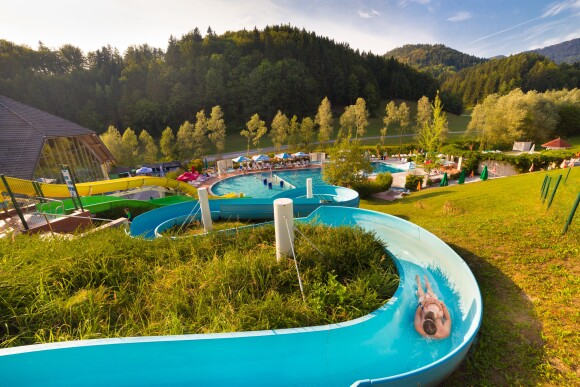 Vodný park, NaturHotel Snovik ****, Laze v Tuhinju, Savinjské Alpy, Slovinsko