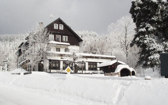 Hotel najdete na úpatí Velké Deštné