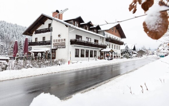 Hotel Lesní dům stojí u Bavorského lesa