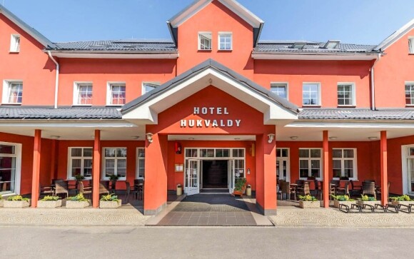 Pobyt si užijete v moderním hotelu Hukvaldy