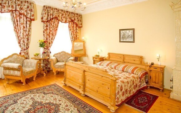 V pokojích hotelu se budete cítit jako v zámecké komnatě