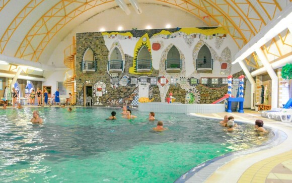 Termálna voda tu vyviera z dvoch prameňov