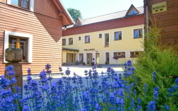 Prostředí penzionu působí velice příjemně