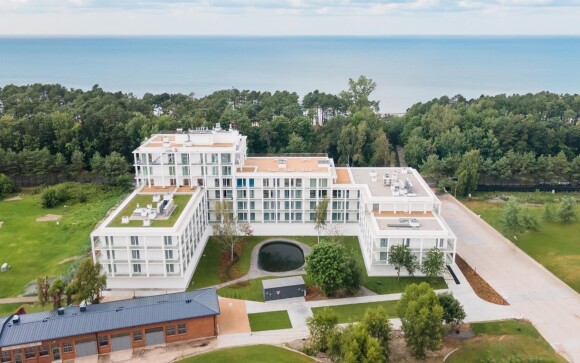 Hotelová budova, Hotel ARCHE Fabryka Samolotów ****, Mielno, Poľsko