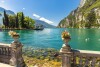 Jazero s loďou, Garda Sporting Club Hotel ****, Riva del Garda (TN), Taliansko
