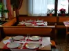 Reštaurácia, Penzión Concordia, Ramsau am Dachstein, Alpy, Rakúsko