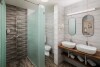 Moderná kúpeľňa, Hotel Benczúr ***, Budapešť, Maďarsko