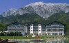 Hotelová budova s horami, Alpenhotel Speckbacher Hof ****, Gnadenwald, Rakúsko