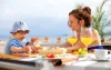 Raňajky na terase Blue Waves Resort **** Krk Chorvátsko