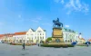 Kúpeľné mesto Poděbrady, socha Jiřího z Poděbrad