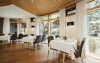 Interiér reštaurácie, miaflor Familien- & Aktivresort ****, Ried im Oberinntal, Rakúsko