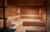 Drevená sauna, Hotel Alpin Resort Stubaier Hof ****superior, Fulpmes, Rakúsko