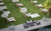 Záhrada s ležadlami, Hotel Solea Südtirol ****, Schenna, Taliansko
