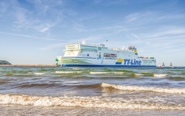 Trajekt TT-Line, Travemünde, Nemecko