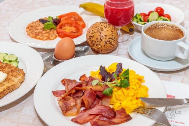 Raňajky s vajíčkami, Germano Suites, Bardolino (BS)